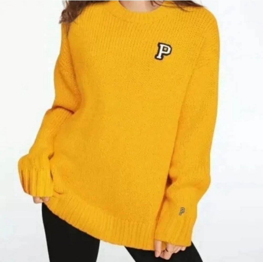 PINK VS Golden Boyfriend Sweater